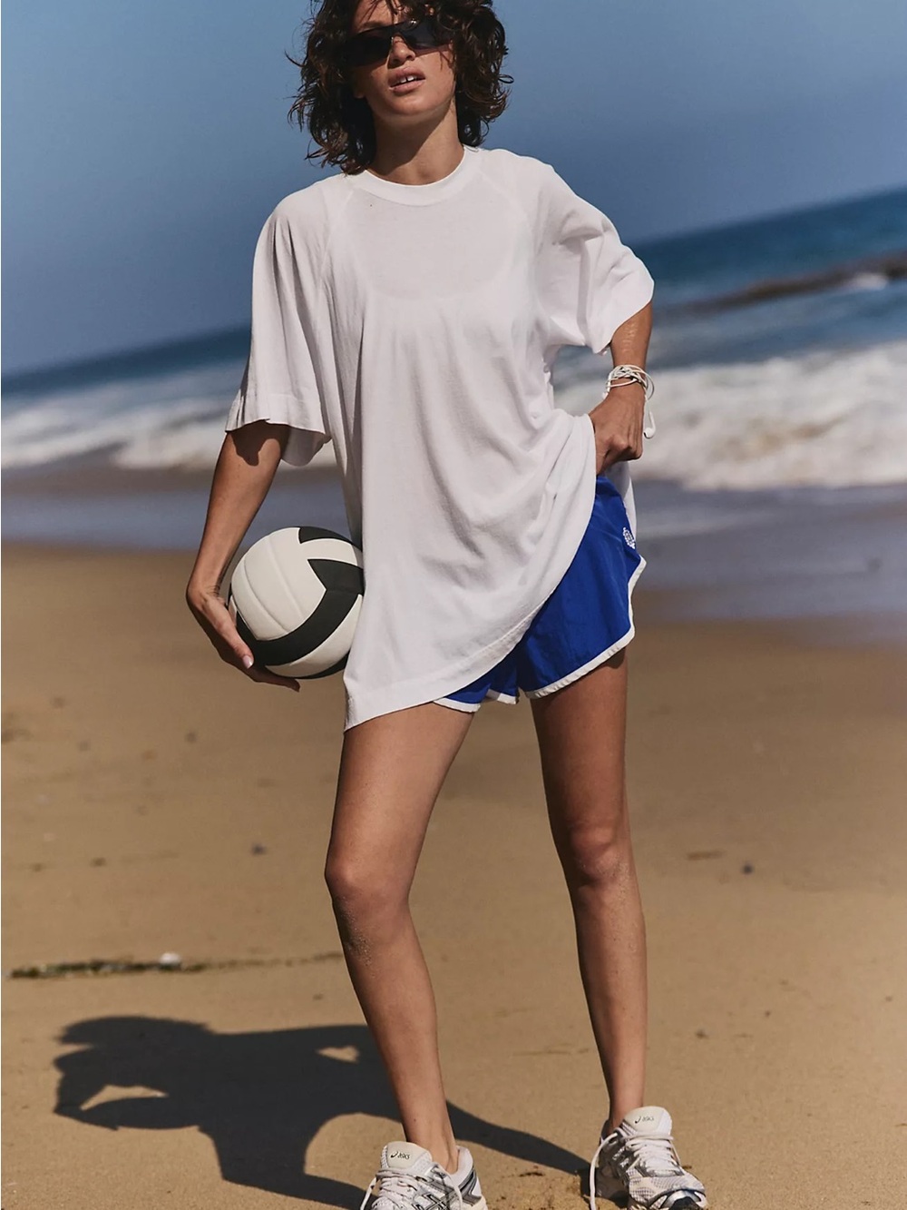 Free People White Oversized Crewneck Tee - Picture 4 of 7
